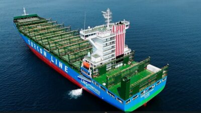 Turkon Line, çevre dostu yeni konteyner gemisi Kaşif Kalkavan ile