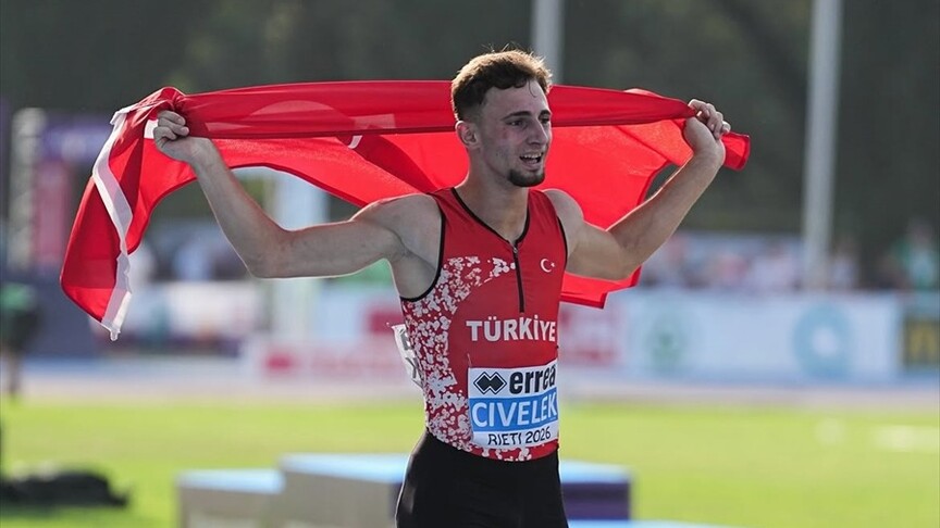 Milli atlet Yunus Emre Civelek, Avrupa 18 Yaş Altı Atletizm