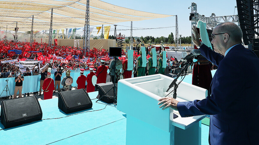Cumhurbaşkanı Erdoğan, Büyük Taarruz'un 104. yıl dönümünde şehit ve gazileri