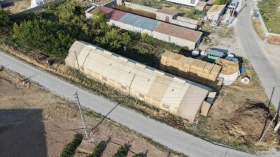 Aksaray'da uygulanan portatif çadır ağıl projesi, hayvanların iklim koşullarından olumsuz