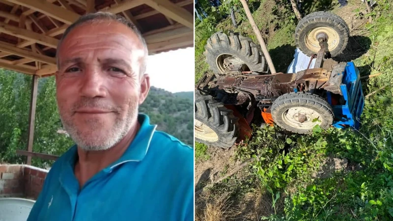 Amasya'nın Sarıkız köyünde meydana gelen traktör kazasında 60 yaşındaki Mehmet
