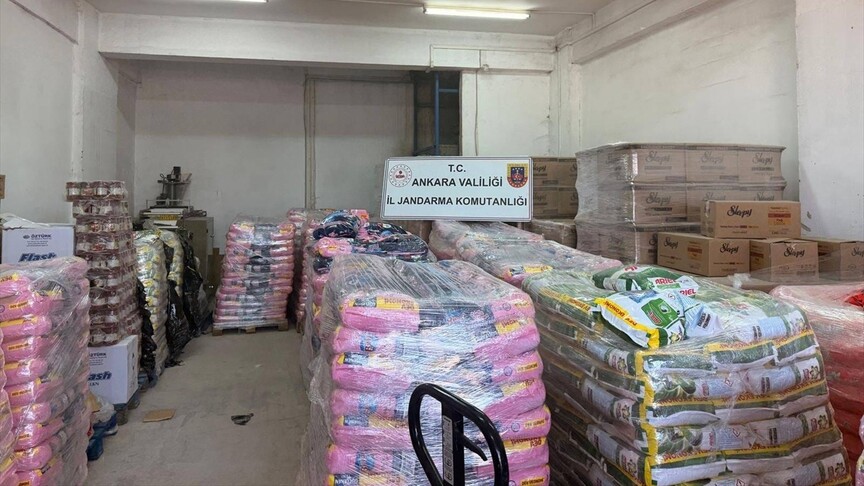 Ankara'da gerçekleştirilen operasyonda 37 ton sahte deterjan ve kozmetik ürünü