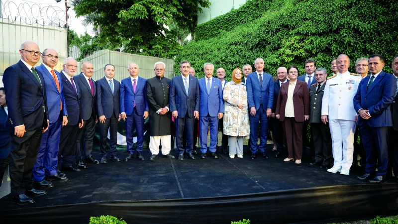 Pakistan'ın bağımsızlık günü dolayısıyla Ankara'da düzenlenen resepsiyon, iki ülke arasındaki