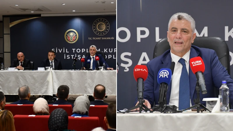 Ticaret Bakanı Ömer Bolat, Bilecik'te STK temsilcileriyle bir araya gelerek