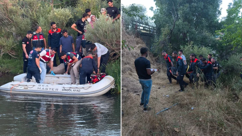 Bingöl'de arkadaşlarıyla pikniğe giden bir adam, serinlemek için girdiği çayda