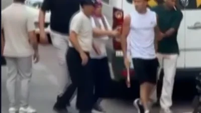 Çorlu'da komşular arasında çıkan keserli kavga, mahalle sakinlerini korkuturken, 3