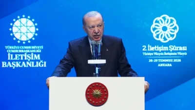 Cumhurbaşkanı Erdoğan, ATO Congresium'da düzenlenen 2. İletişim Şurası'nda, iletişim ekosistemine
