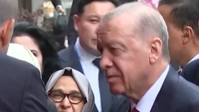 Cumhurbaşkanı Erdoğan, Kırgızistan'da Şanghay İşbirliği Teşkilatı Zirvesi'ne katılmak üzere geldi.