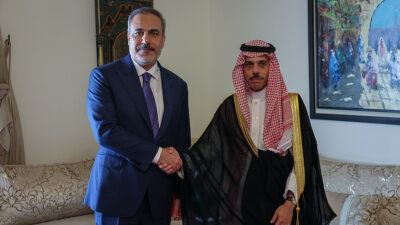 Hakan Fidan, Suudi Arabistan Dışişleri Bakanı Faysal bin Ferhan ile