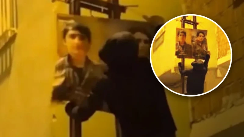 Diyarbakır'da terör örgütü mensuplarına ait posterlerin asılmasının ardından 4 kişi