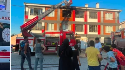 Eskişehir'de meydana gelen yangın, itfaiyenin hızlı müdahalesi sayesinde kontrol altına