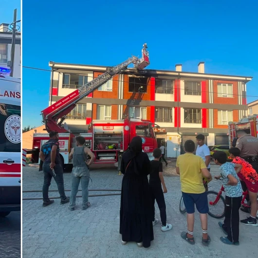 Eskişehir'de meydana gelen yangın, itfaiyenin hızlı müdahalesi sayesinde kontrol altına