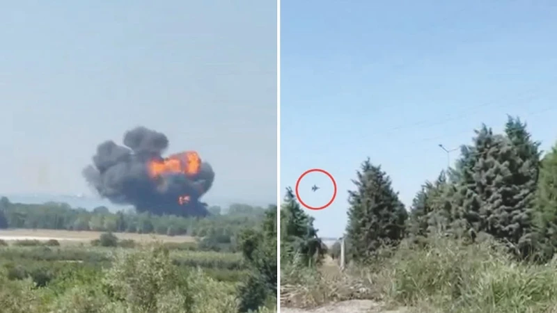 Eskişehir'den havalanan F-16, Yalova'da eğitim uçuşu sırasında kaza kırıma uğradı.