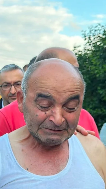 Giresun'da sel felaketinde eşini ve iki kızını kaybeden baba Mehmet