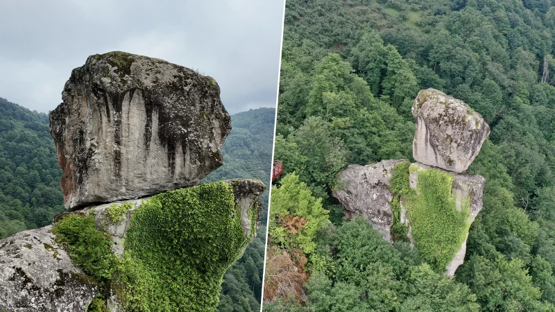 Giresun'daki Gelin Kayası, yapılan düzenlemelerle birlikte turizm açısından dikkat çeken