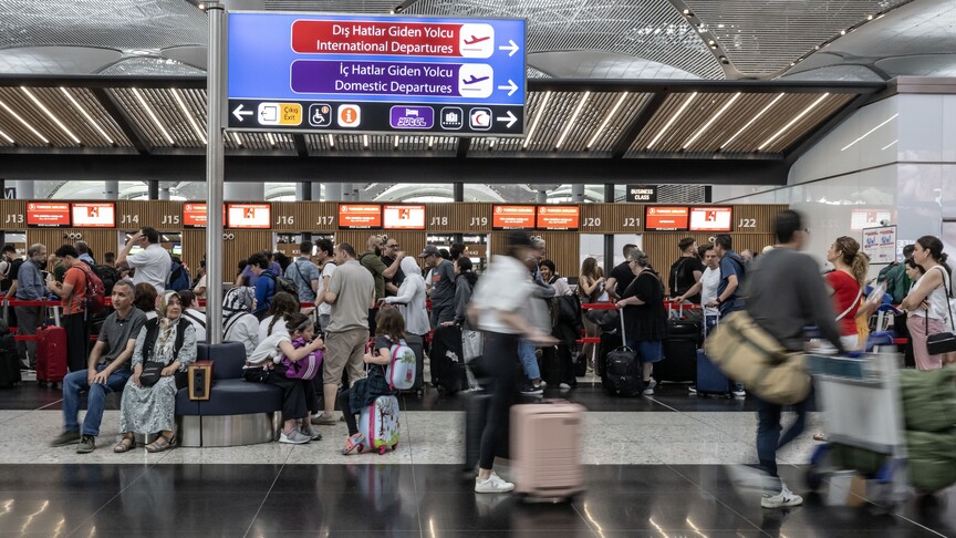 Yılın ilk yedi ayında Türkiye'deki havalimanlarında 138,8 milyon yolcu seyahat