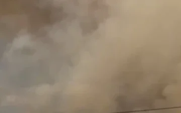 Elazığ'ın Karakoçan ilçesinde çıkan örtü yangını, rüzgarın etkisiyle hızla yayıldı.