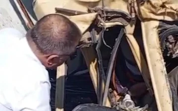 Tomarza'da arazöz kazasında, sürücü Yaşar Tuzcu ile Belediye Başkanı Osman