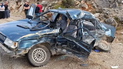 Konya'da tır ile otomobilin çarpışması sonucu meydana gelen kazada 1