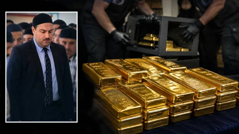 Alihan Kuriş'in suç örgütüne yönelik operasyonda 200 kilo külçe altın