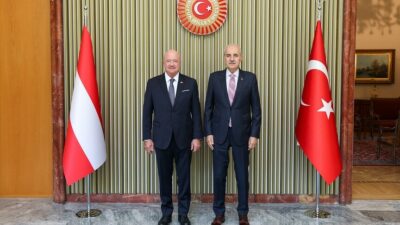 TBMM Başkanı Kurtulmuş, Avusturya Federal Şansölyesi Stocker ile yaptığı görüşmede