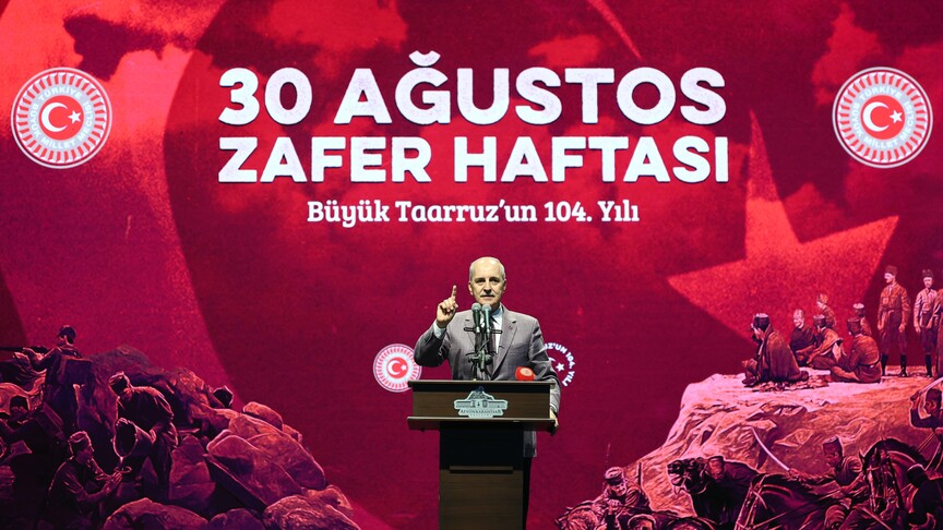 TBMM Başkanı Kurtulmuş, 30 Ağustos Haftası'nın Türkiye'nin tarihindeki zaferleri yücelttiğini