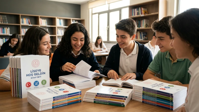 MEB, liseye başlayacak öğrenciler için hazırlanan 'Liseye Hoş Geldin' kitap