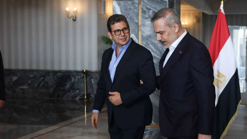 Dışişleri Bakanı Hakan Fidan, Mısır Genel İstihbarat Başkanı Hasan Reşad