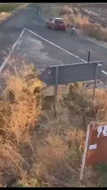 Ankara'nın Polatlı ilçesinde alkollü bir kişinin çıkardığı yangın, 250 dönümlük