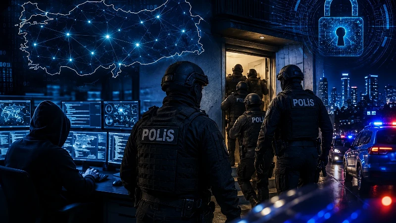 13 ilde düzenlenen siber suç operasyonlarında 86 kişi tutuklanırken, 127
