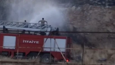 Silopi'deki orman yangını, ekiplerin yoğun çabasıyla kontrol altına alınırken, soğutma