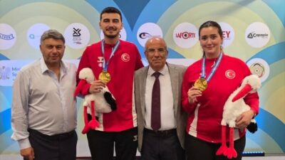 23 yaş altı Avrupa Tüm Dallar Atıcılık Şampiyonası'nda altın madalya
