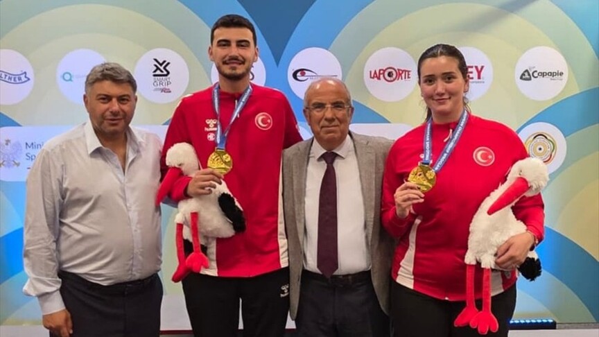 23 yaş altı Avrupa Tüm Dallar Atıcılık Şampiyonası'nda altın madalya