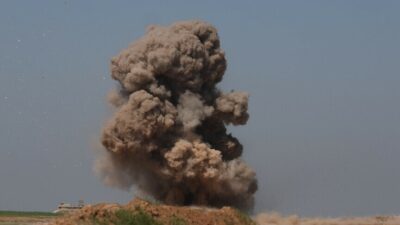 Şam kırsalında güvenlik personelini taşıyan otobüse düzenlenen bombalı saldırıda çok