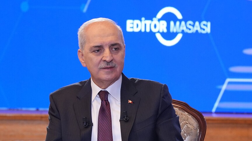 TBMM Başkanı Numan Kurtulmuş, gündemdeki önemli konuları Anadolu Ajansı Editör