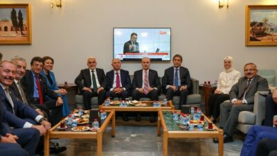 TBMM Başkanı Numan Kurtulmuş, iktidar ve muhalefet kulislerini ziyaret ederek