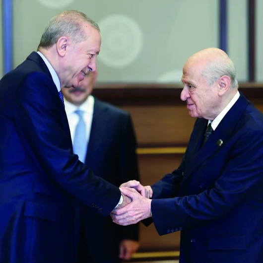 Cumhurbaşkanı Erdoğan ve MHP lideri Bahçeli, Beştepe'de gerçekleştirdikleri zirvede Terörsüz