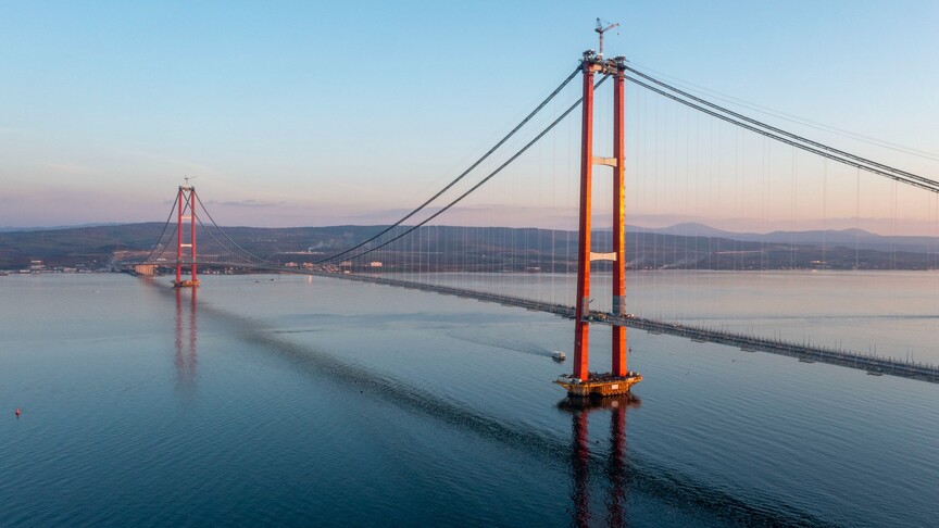 Son 24 yılda Türkiye'de inşa edilen 519 kilometre köprü ile
