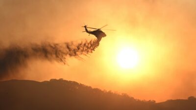 Utah eyaletinde meydana gelen helikopter kazası, orman yangınlarıyla mücadele eden