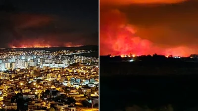 Adana'da başlayan orman yangını, üç ilçeyi etkisi altına alarak iki