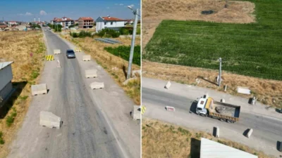 Afyonkarahisar'da gelişigüzel yerleştirilen beton bariyerler, trafik akışını etkilerken mahalle sakinleri