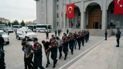 İstanbul'da AHBAP Derneği'ne yönelik yürütülen soruşturma çerçevesinde 45 şüpheli adliyeye