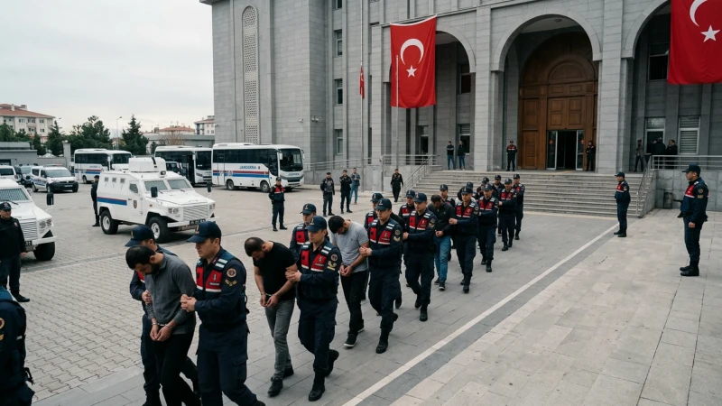 İstanbul'da AHBAP Derneği'ne yönelik yürütülen soruşturma çerçevesinde 45 şüpheli adliyeye