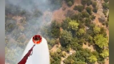 Antalya'nın Kepez ilçesinde çıkan orman yangını, ekiplerin hızlı müdahalesiyle kontrol
