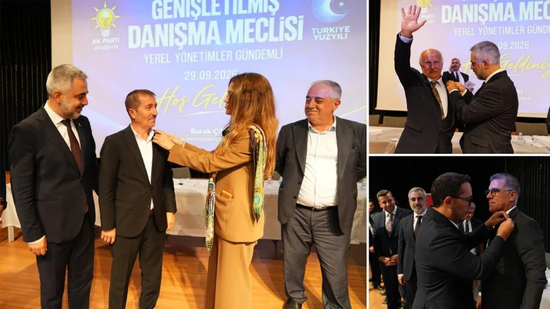 Ataşehir'de CHP'li 6 meclis üyesi, AK Parti'ye katılarak siyasi kariyerlerinde
