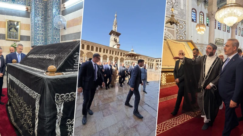 Dışişleri Bakanı Hakan Fidan, Şam'da tarihi ve manevi alanları ziyaret