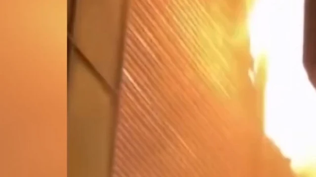 Beykoz'da 7 katlı bir plazada çıkan yangın, itfaiyenin hızlı müdahalesi