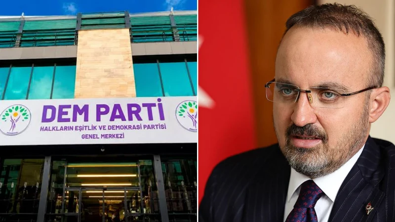 İçişleri Bakan Yardımcısı Bülent Turan, DEM Parti'nin taziye çadırlarına katılımını