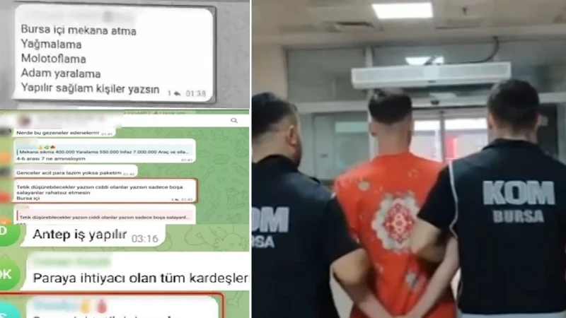 Bursa'da suç örgütlerini hedef alan geniş çaplı operasyonda 19 şüpheli