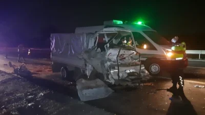 Adana'nın Ceyhan ilçesinde meydana gelen kaza sonucu iki kişi yaşamını